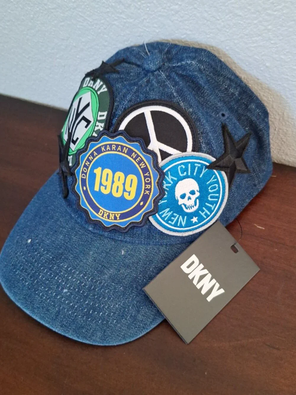 Women DKNY jean hat